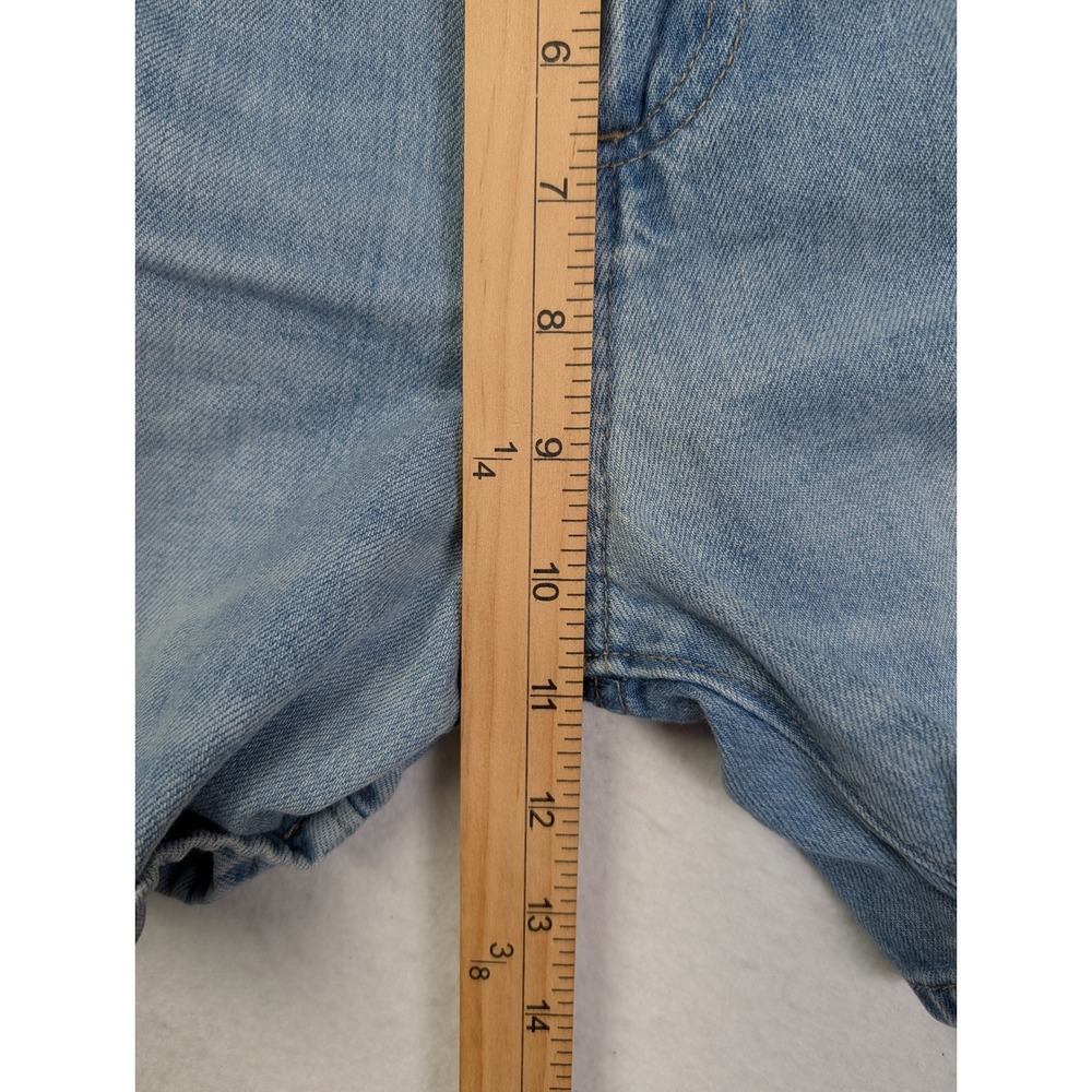 Lucky Brand Womens The Boyfriend Short 8 / 29 Distressed Denim Jeans Light Blue - Picture 10 of 10